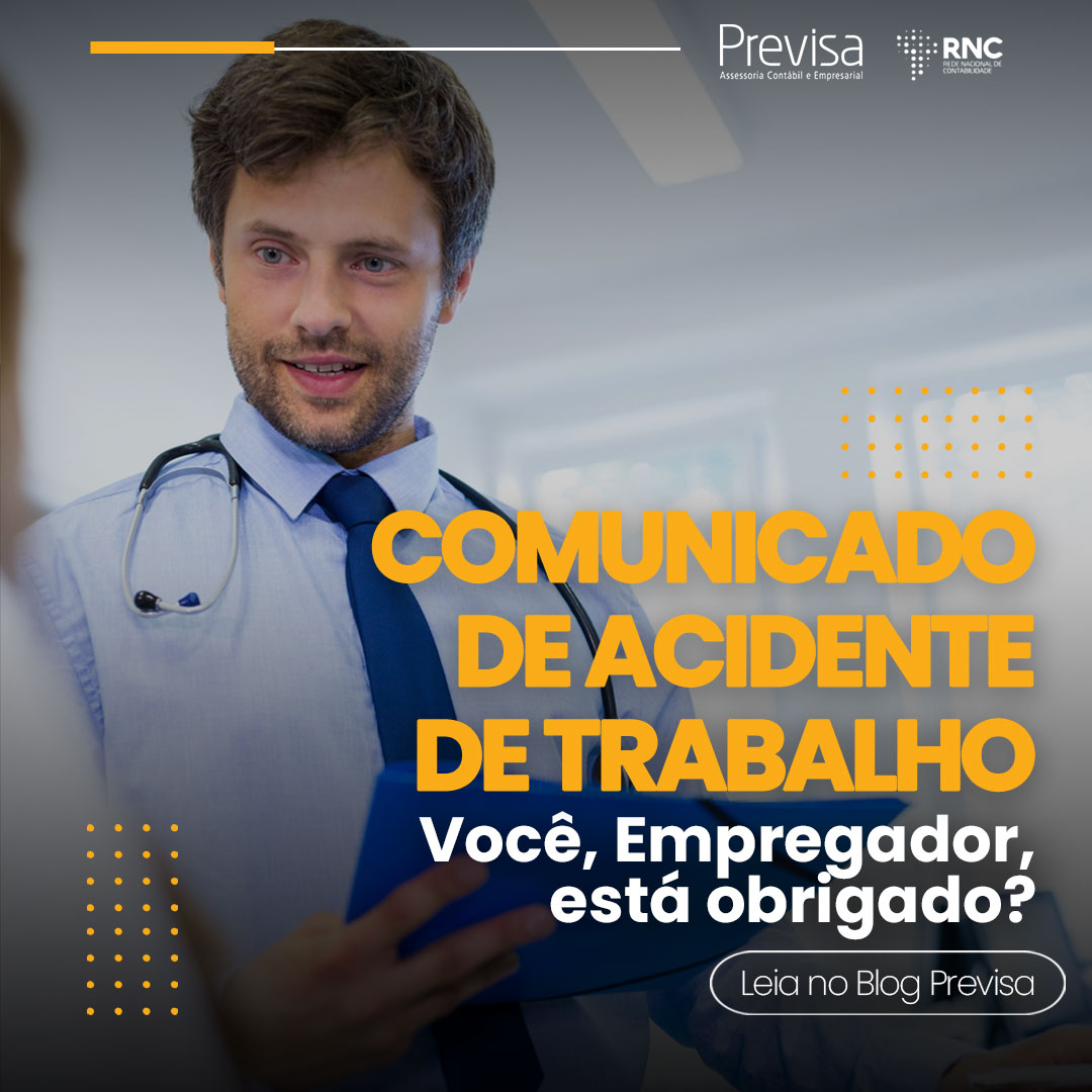 Comunicado Acidente de Trabalho