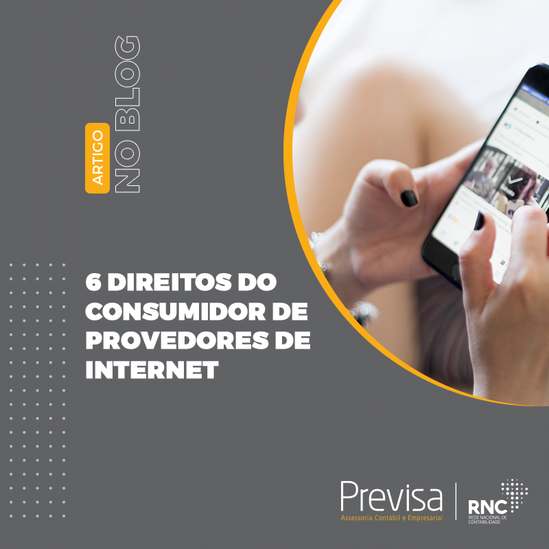 6 direitos do consumidor de provedores de internet