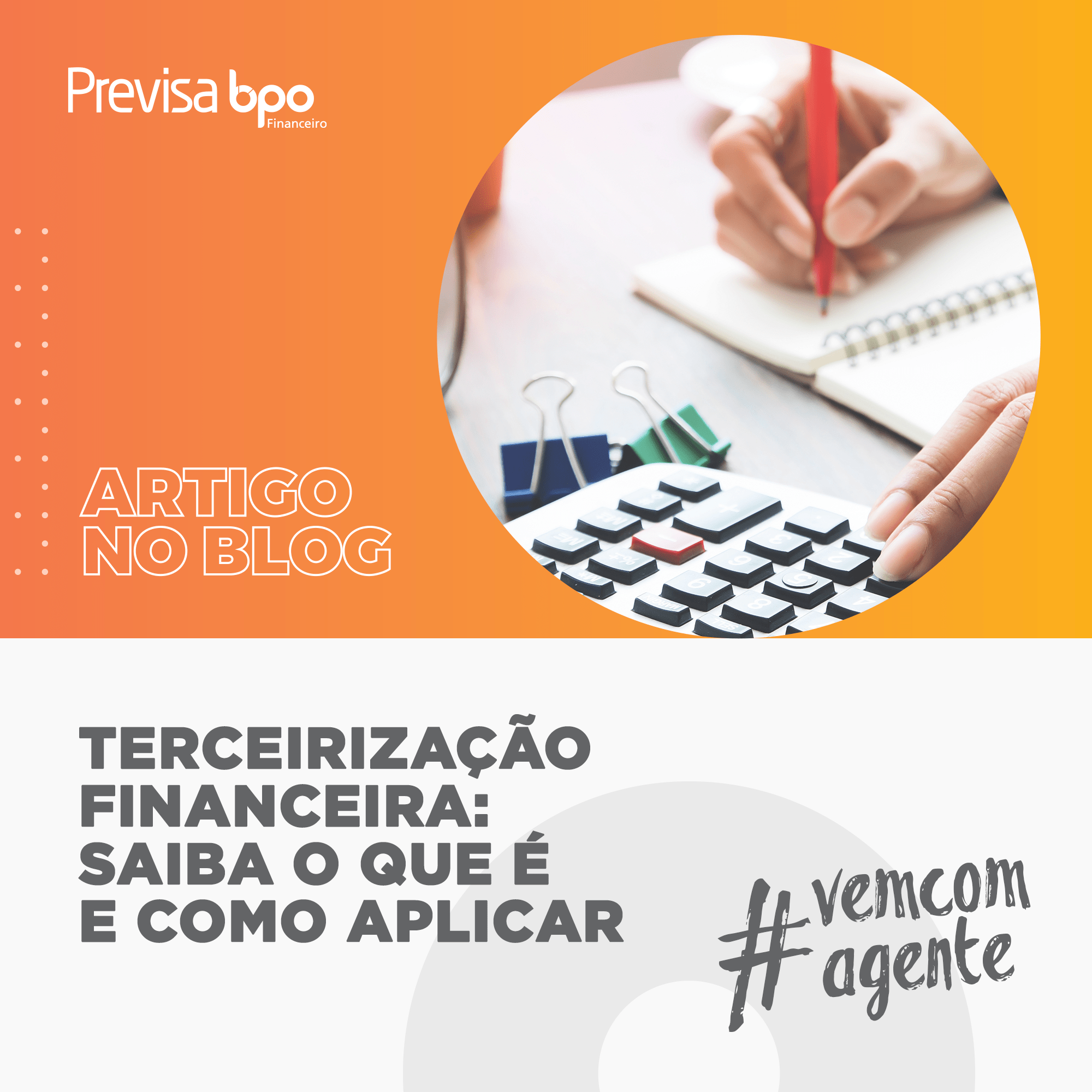 Terceirização do financeiro para indústria