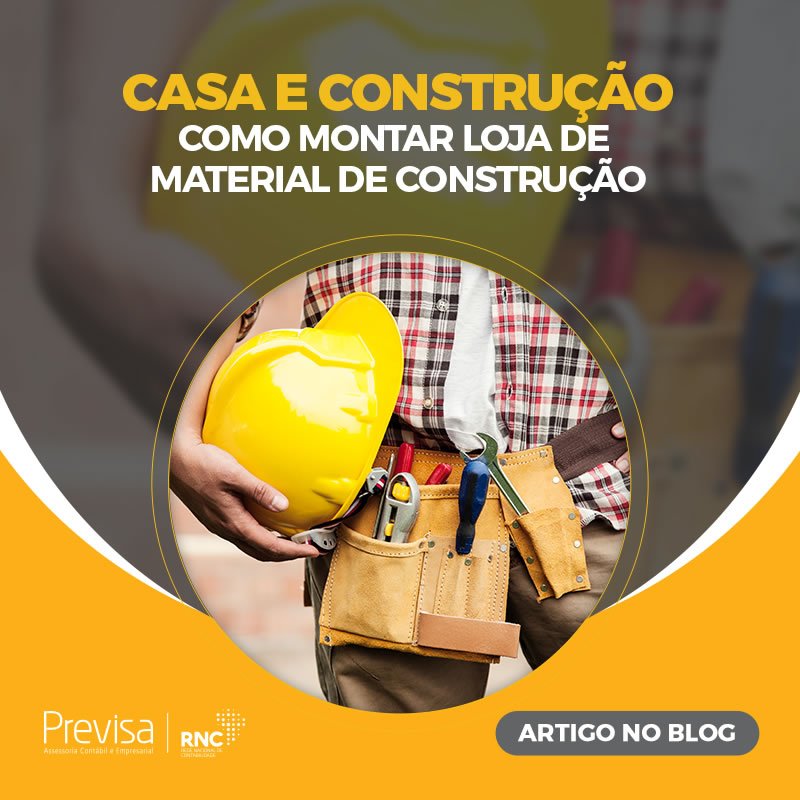Como montar loja de material de construção
